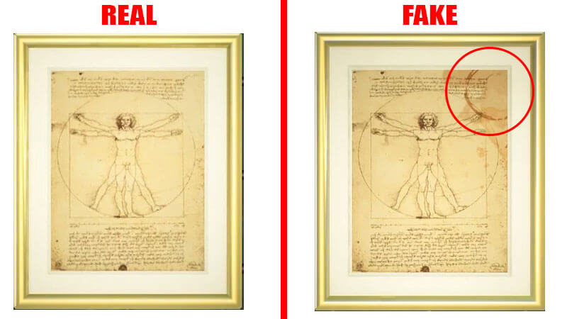 New Horizons Redd fake painting