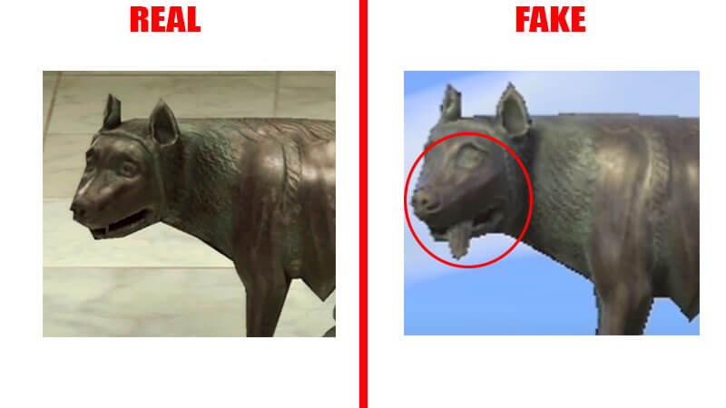 Animal Crossing New Horizons 2.0 fake Redd art