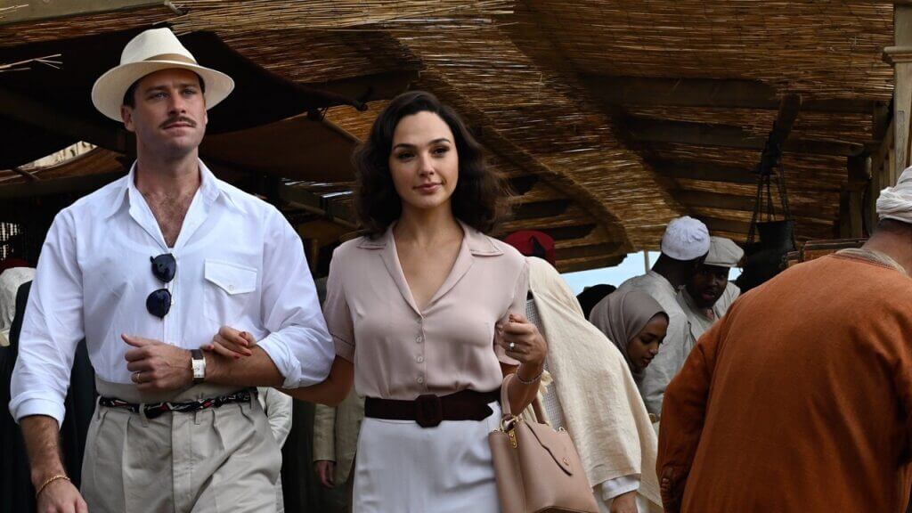 Disney’s ‘Death on the Nile’ Proceeds Amid Armie Hammer Allegations Hammer(left) and Gadot(right) on the set of Death on the Nile