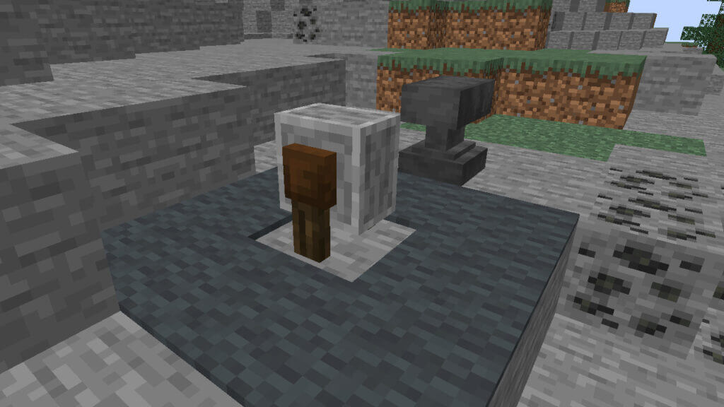 Minecraft: How to Make a Grindstone Minecraft Grindstone