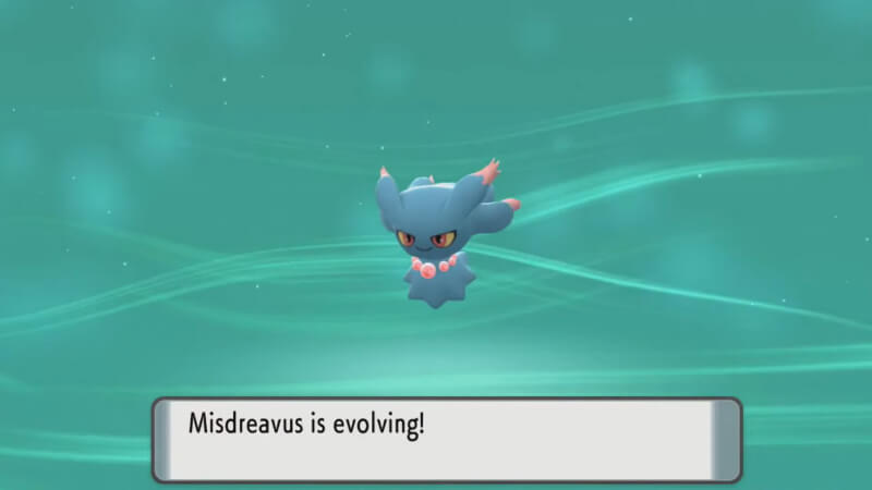 Pokemon BDSP How to Evolve Misdreavus