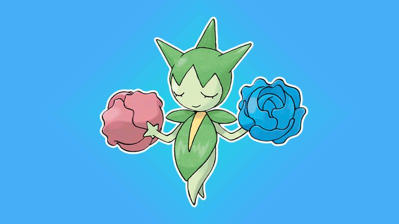 Pokemon Diamond Pearl Roselia