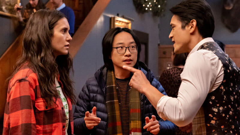 Some Christmas catfishing in the 2021 holiday movies list: "Love Hard".