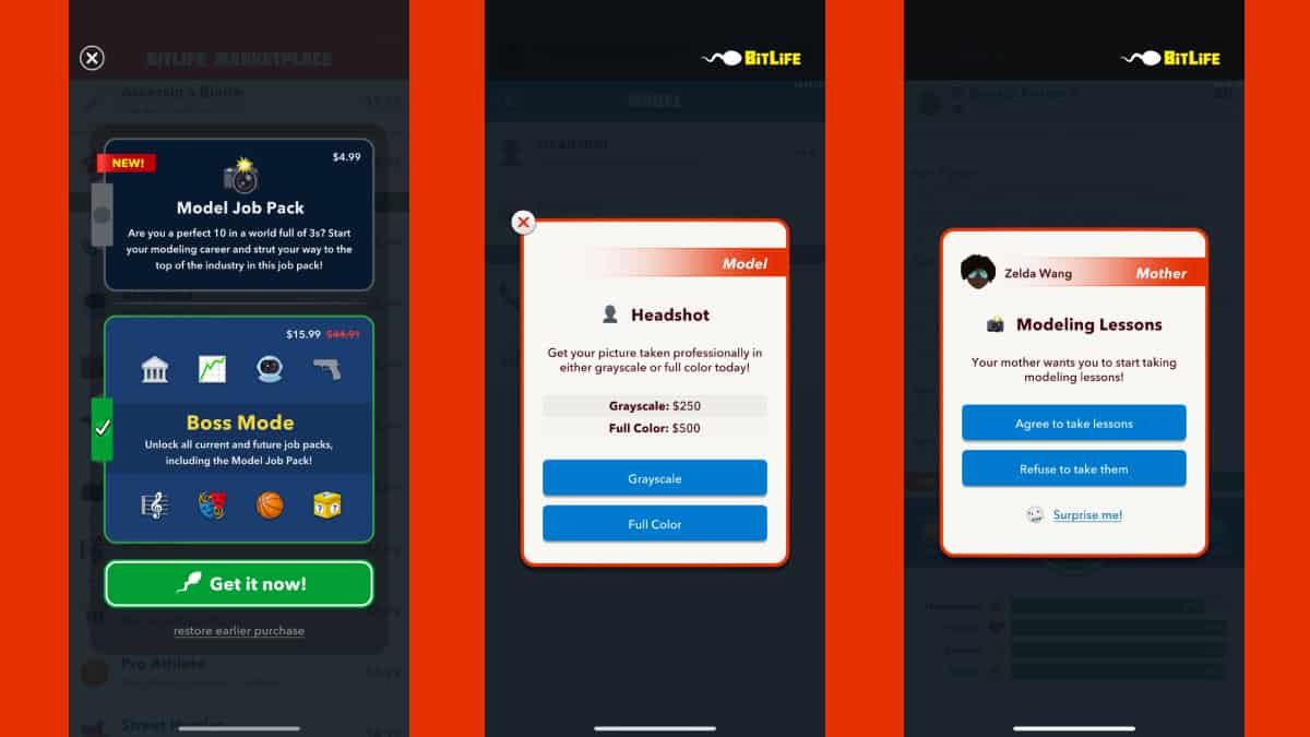 BitLife: How To Become a Model