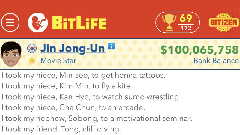 BitLife Rich Millions