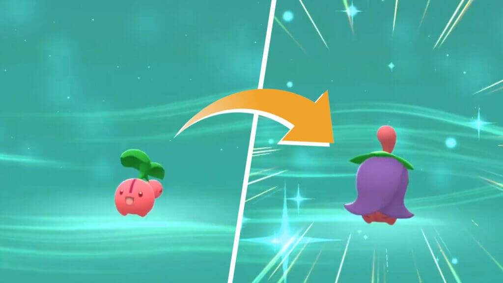 Pokémon Brilliant Diamond/Shining Pearl: How to Evolve Cherubi Pokémon Brilliant Diamond Shining Pearl Evolve Cherubi