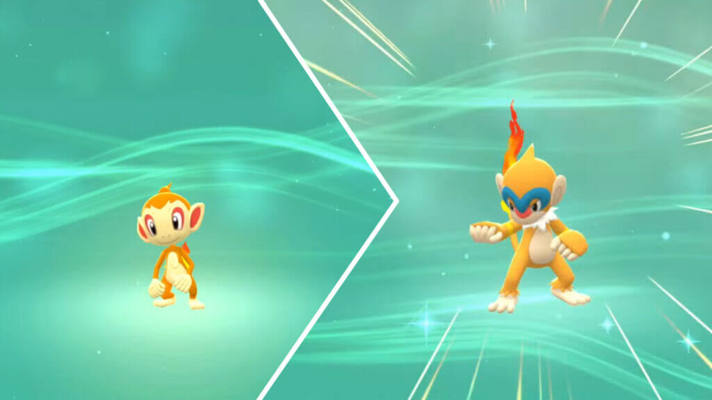Pokémon Brilliant Diamond/Shining Pearl: How to Evolve Chimchar Pokémon Brilliant Diamond Shining Pearl Evolve Chimchar