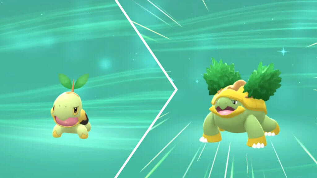 Pokémon Brilliant Diamond/Shining Pearl: How to Evolve Turtwig Pokémon Brilliant Diamond Shining Pearl Evolve Turtwig