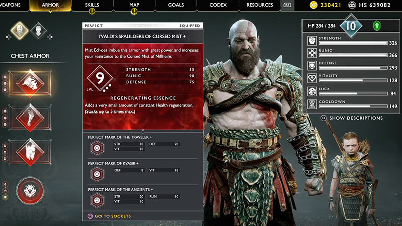 Ivaldi’s Cursed Mist Armor God of War