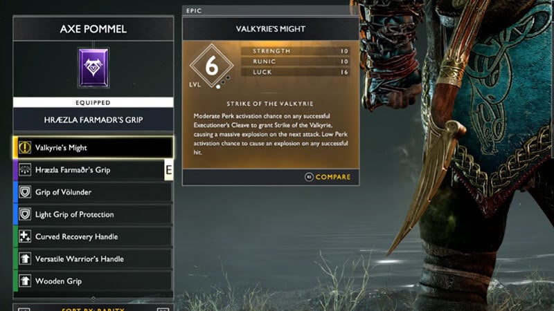 Valkyrie's Might Pommel