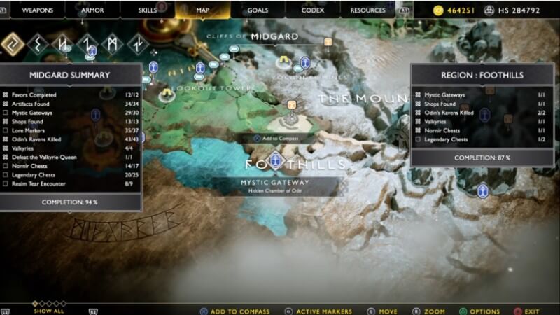 All Valkyrie Locations in God of War