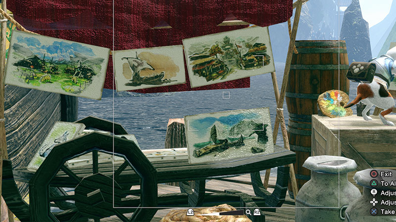 Monster Hunter Rise Village paintings