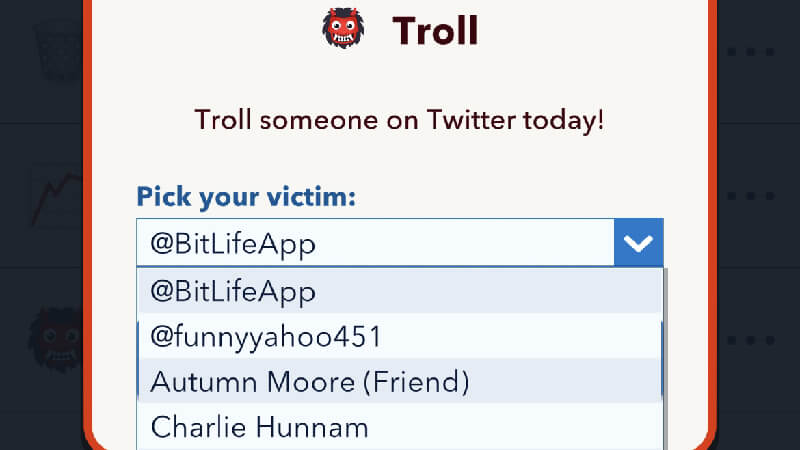 BitLife Online Troll