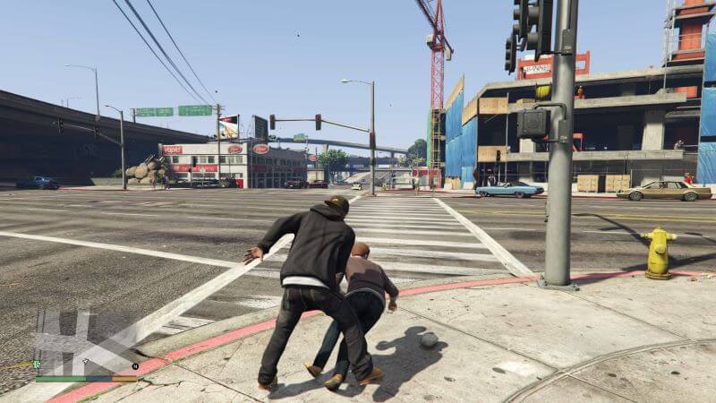 GTA V beat down. 