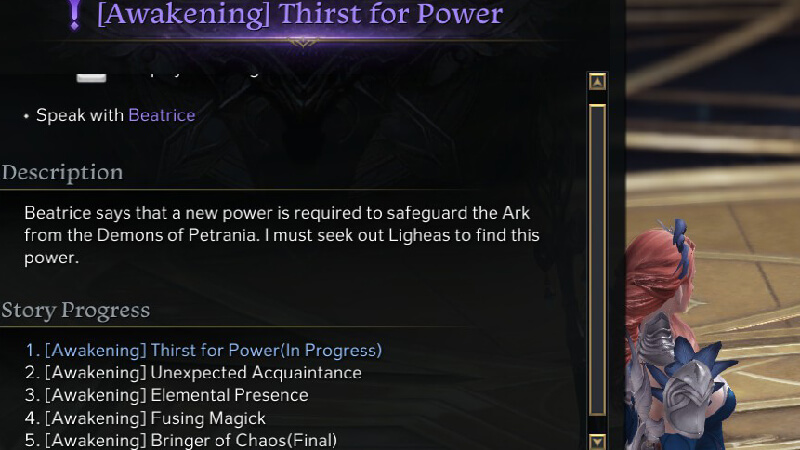 Lost Ark Awakening Questline