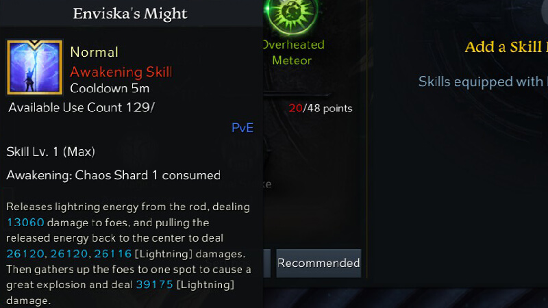 Lost Ark Awakening Skill