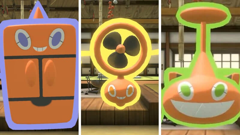 Pokemon Legends: Arceus Rotom Forms