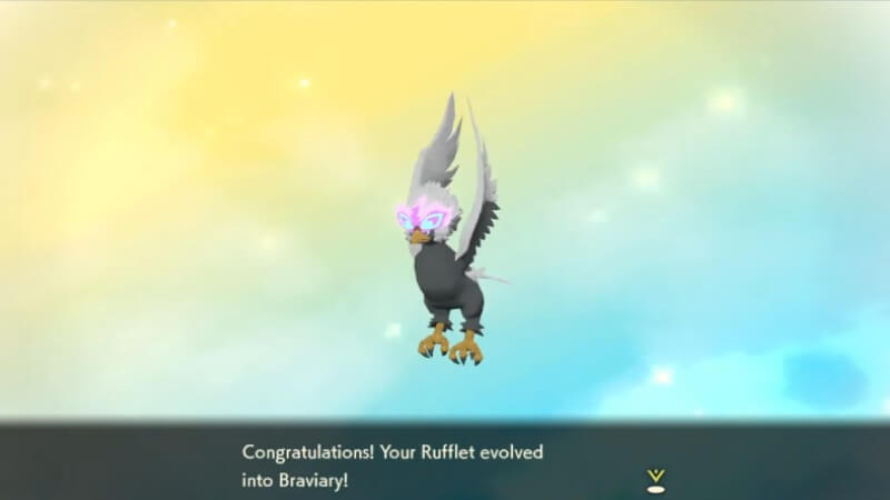 How To Evolve Rufflet In Pokemon Legends: Arceus