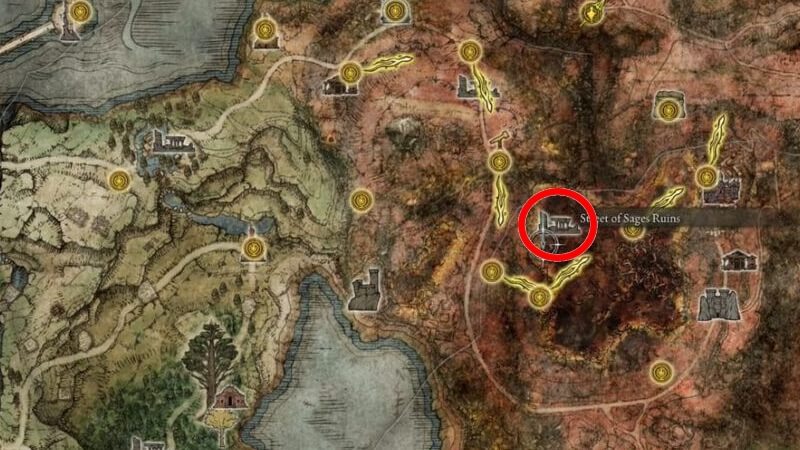 Meteorite Staff Location