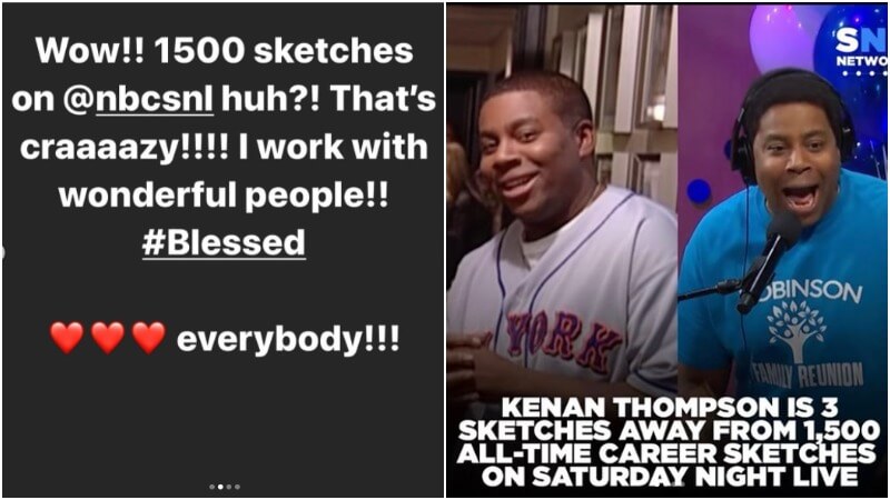 Kenan Thompson reacts to SNL milestone