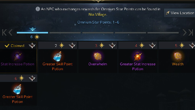 Lost Ark Omnium Stars