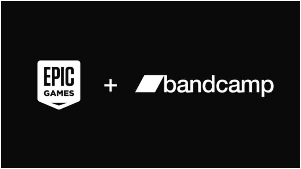 Epic Games Purchases Music Store Bandcamp The Epic Games Store and Bandcamp Deal Promotional Logo