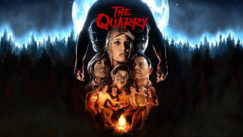 The Quarry: Announced to Launch in June The Quarry logo with characters in background, The Quarry announced, Supermassive release