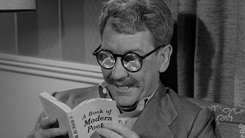 Henry reading in the classic Twilight Zone episode Time Enough At Last