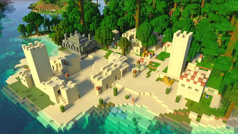 Jungle Temple Village Seed