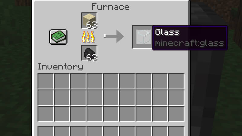 Minecraft Smelt Glass