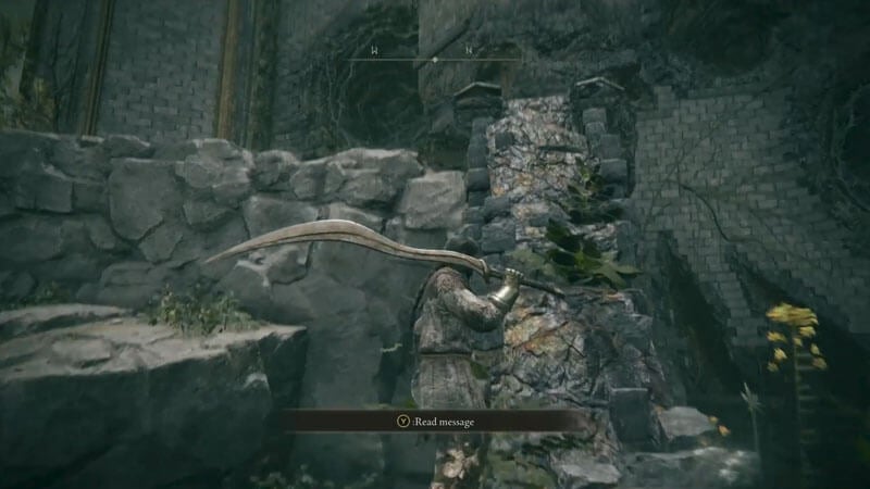 Elden Ring Battered Wall That Needs Climbing