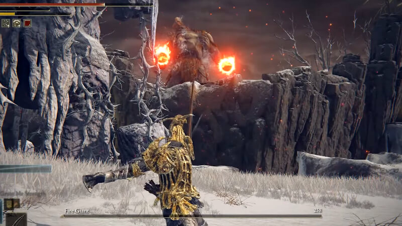Elden Ring Cheesing The Fire Giant