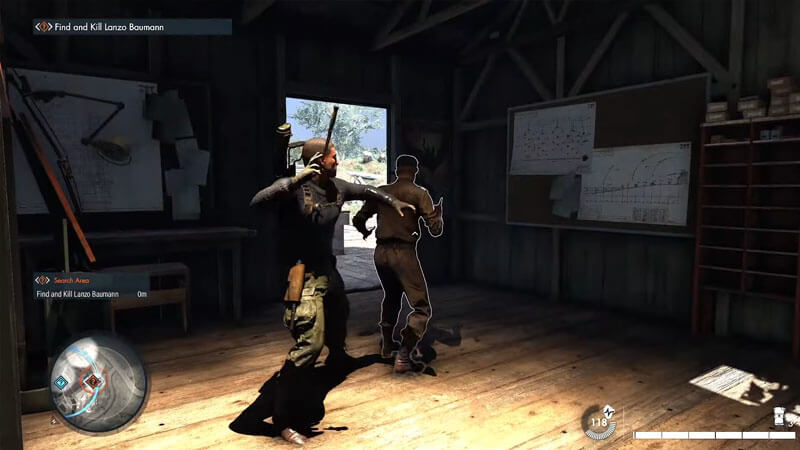 Sniper Elite 5 Lanzo Baumann Knockout