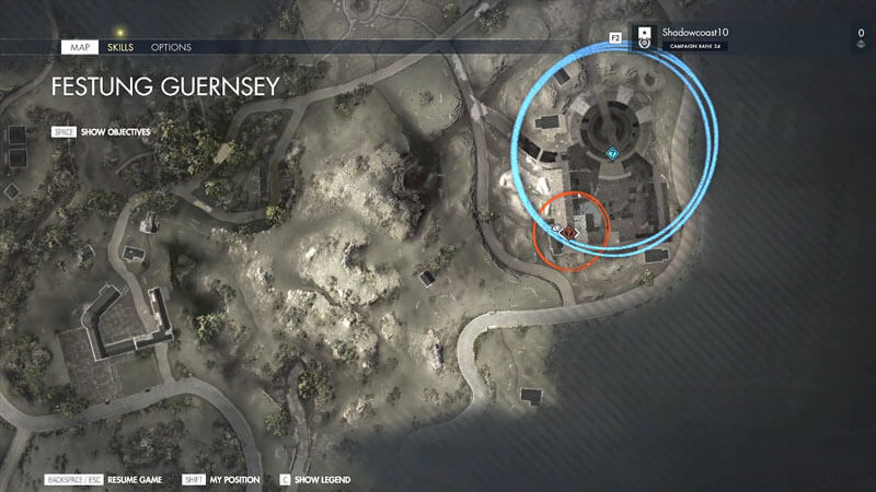 Sniper Elite 5 Lanzo Baumann Location