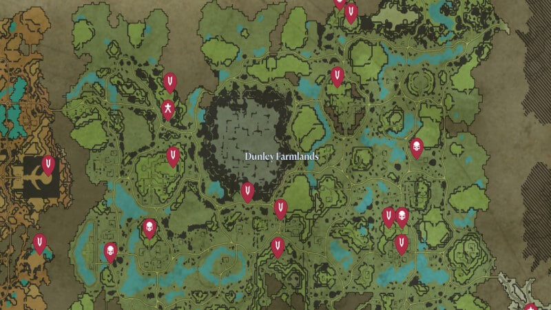 V Rising World Map Vardoran Locations