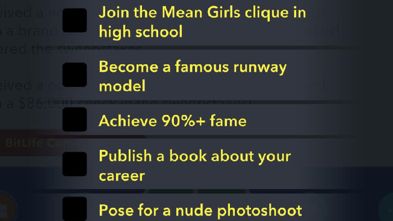 BitLife Next Top Model
