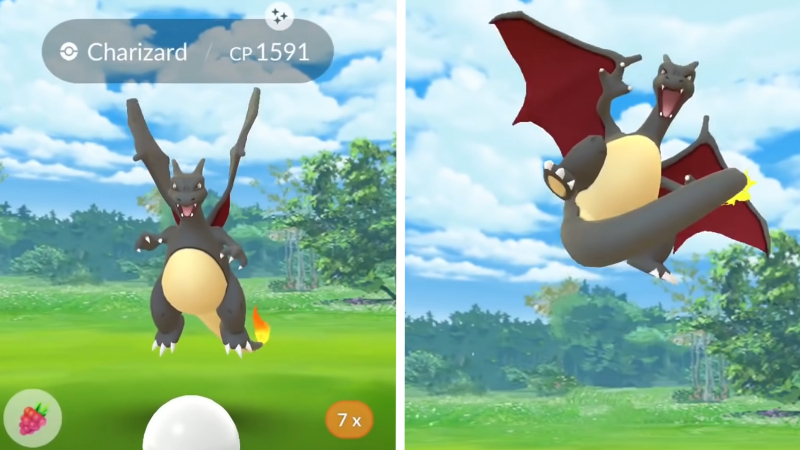 Catching Shiny Mega Charizard In Pokémon GO