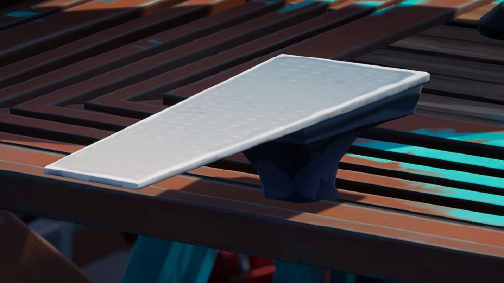 Fortnite: Jump Off A Diving Board Challenge Location fortnite diving board location