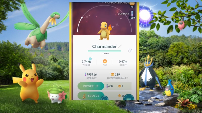 Pokémon Go Catch Shiny Charmander