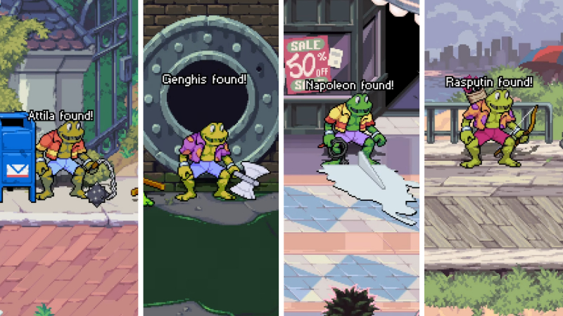 TMNT Shredder's Revenge Every Punk Frog Location