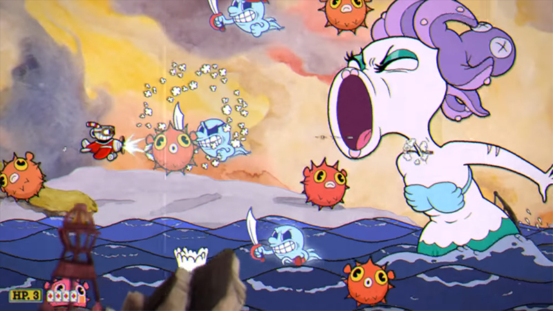 Cuphead Defeat Cala Maria Phase 1