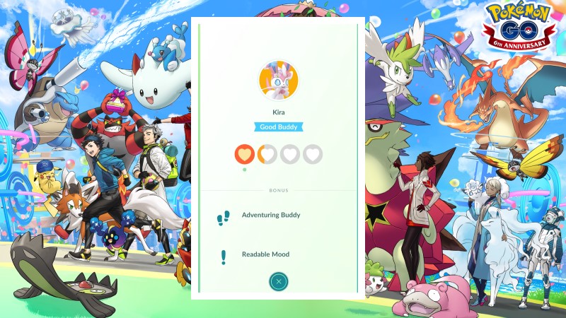 Pokémon Go Exploring Buddy Earn Candy
