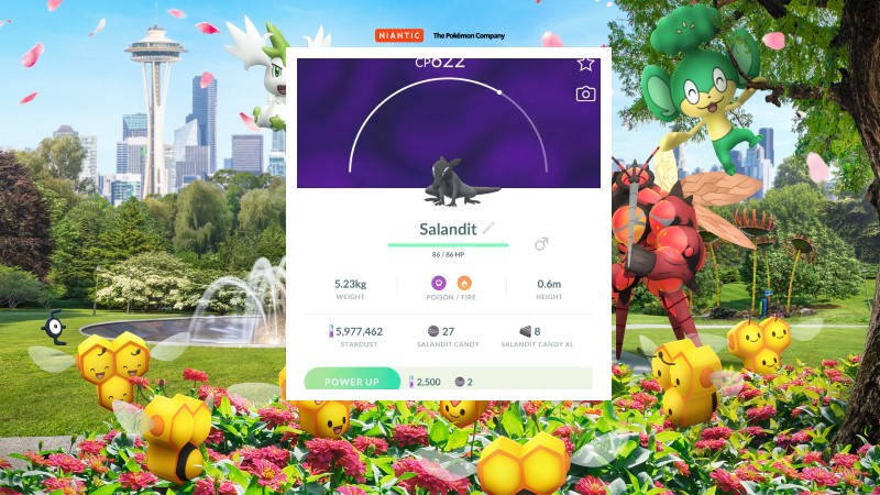 Pokémon Go Catch Rare Salandit