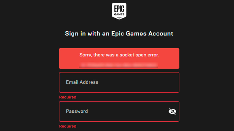 How to Fix Socket Open Error on Epic Games