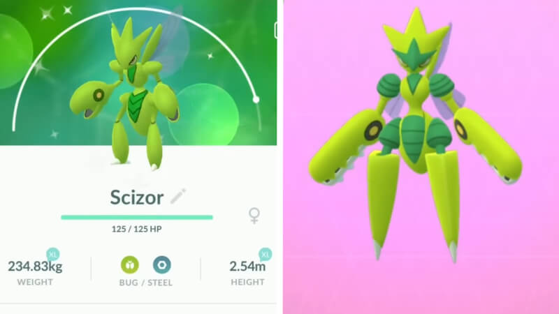 Catching Shiny Scizor In Pokémon GO