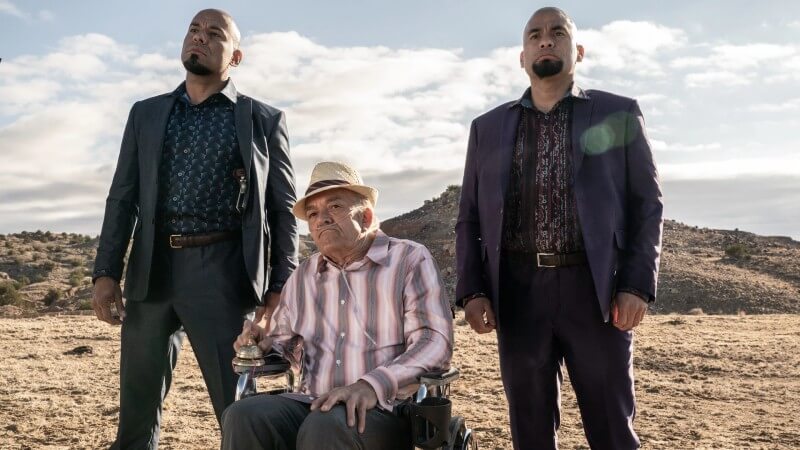 Hector and the cousins in Better Call Saul