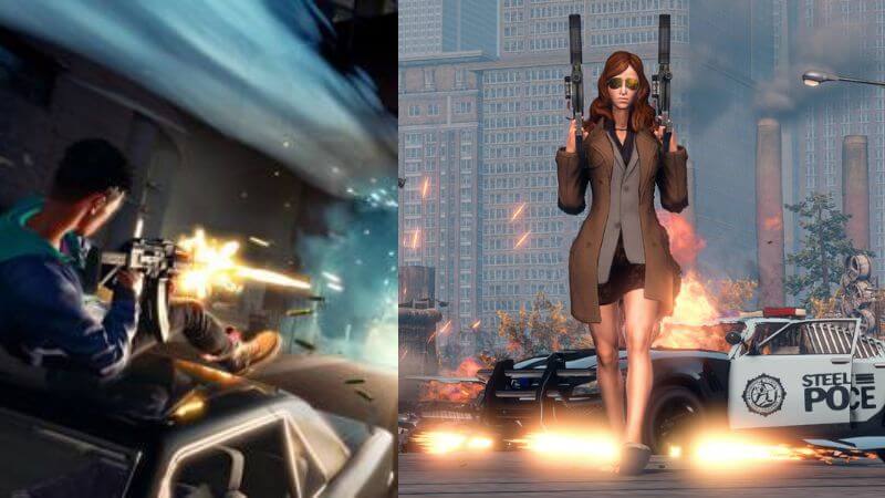 360 Spin in a car in Saints Row