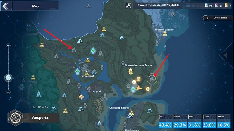 Tower of Fantasy Devotee Location