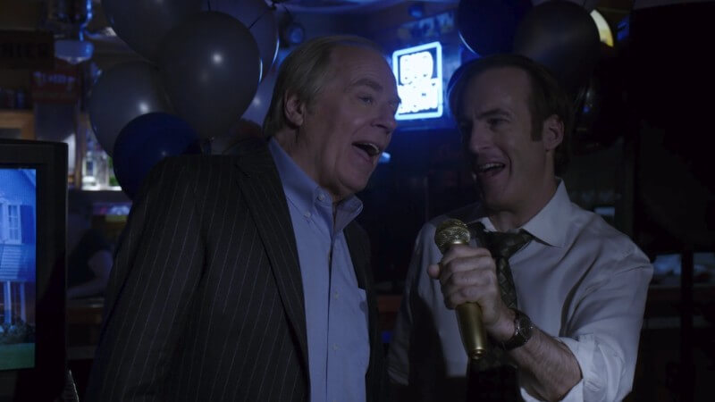 Jimmy and Chuck singing in Better Call Saul
