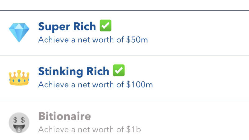 BitLife Billionaire Achievement